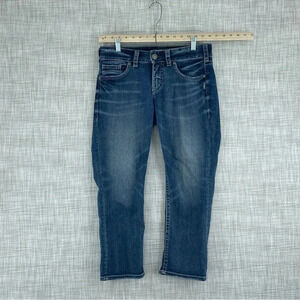 SILVER Suki Cropped Jeans